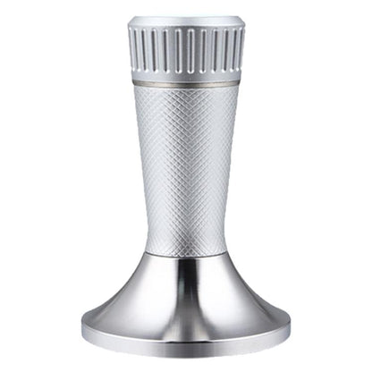 53.3mm Mesh Texture with Needle Coffee Powder Pressing Hammer Stainless Steel Cloth Powder(Silver) by bashfashion