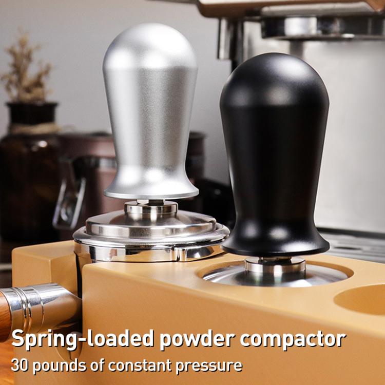 Stainless Steel Coffee Powder Hammer Pressure Powder Tampon, Size:53mm Silver by bashfashion