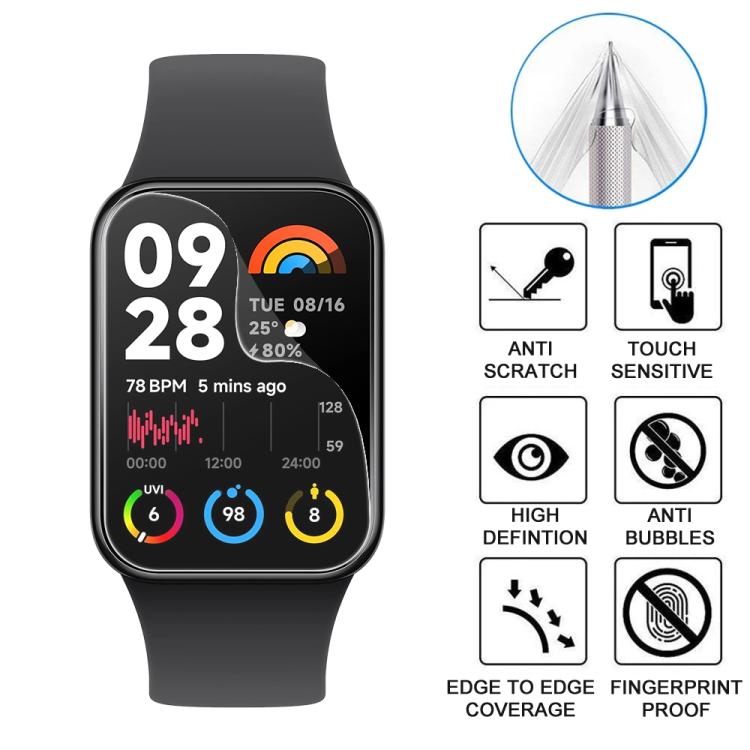 For Xiaomi Mi Band 8 Pro 5pcs xDfind Soft Hydrogel Film Full Cover Front Protector by xDfind
