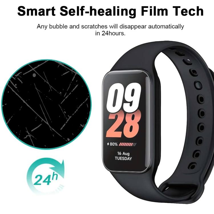 For Xiaomi Smart Band 8 Active 5pcs xDfind Soft Hydrogel Film Full Cover Front Protector by xDfind