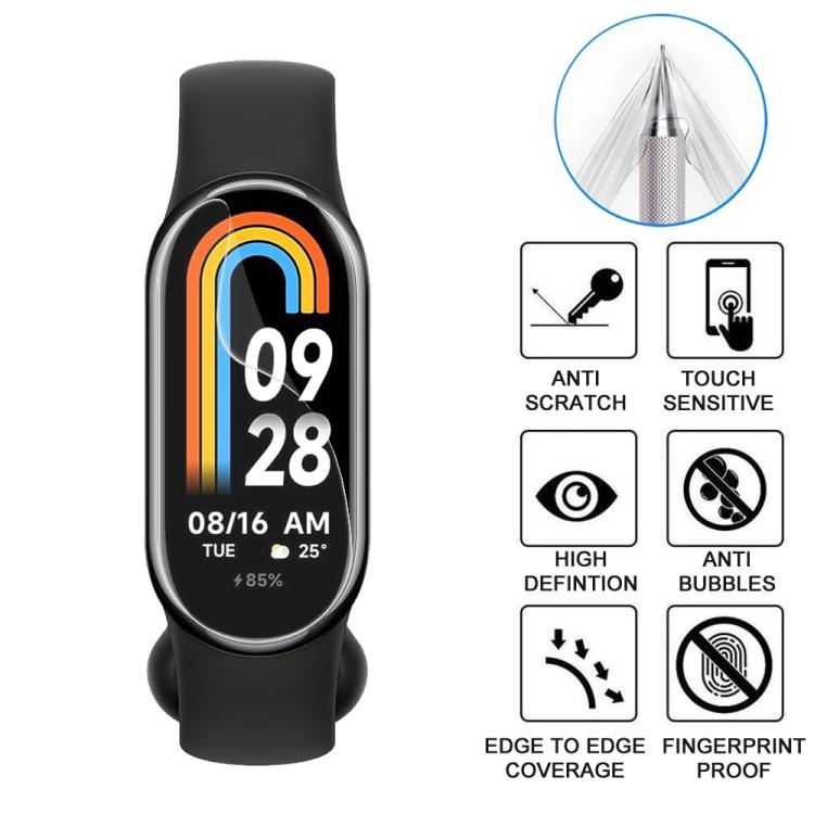 For Xiaomi Mi Band 8 5pcs xDfind Soft Hydrogel Film Full Cover Front Protector by xDfind