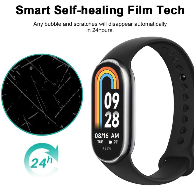 For Xiaomi Mi Band 8 5pcs xDfind Soft Hydrogel Film Full Cover Front Protector by xDfind
