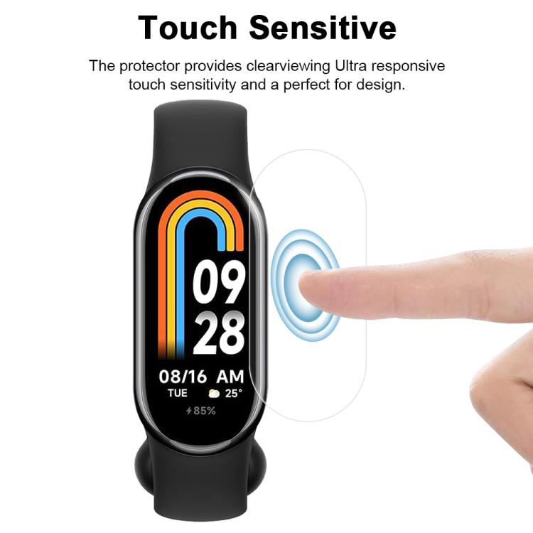 For Xiaomi Mi Band 8 5pcs xDfind Soft Hydrogel Film Full Cover Front Protector by xDfind