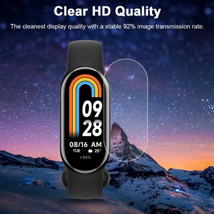 For Xiaomi Mi Band 8 NFC 5pcs xDfind Soft Hydrogel Film Full Cover Front Protector by xDfind