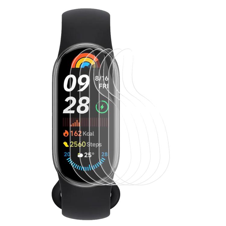 For Xiaomi Smart Band 9 5pcs xDfind Soft Hydrogel Film Full Cover Front Protector by xDfind