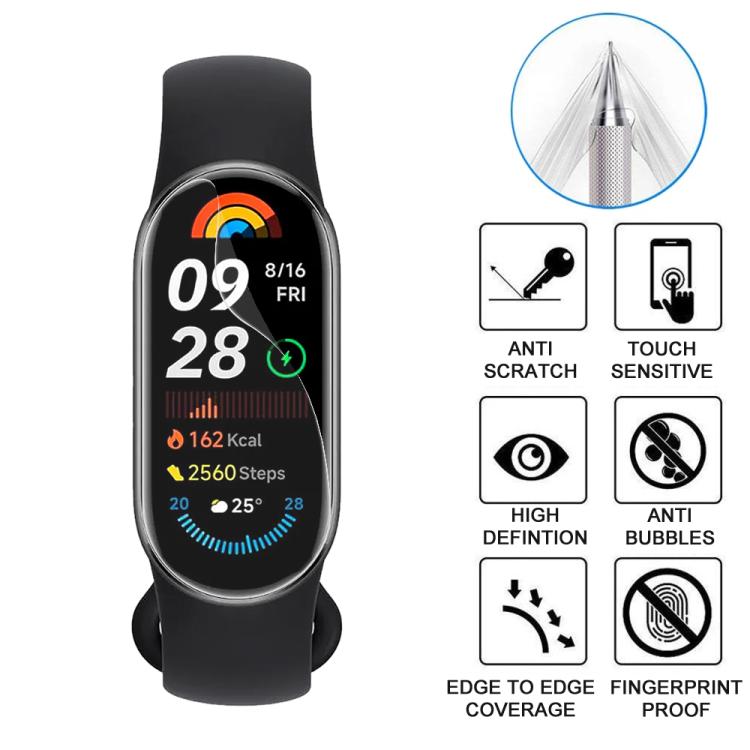 For Xiaomi Smart Band 9 NFC 5pcs xDfind Soft Hydrogel Film Full Cover Front Protector by xDfind