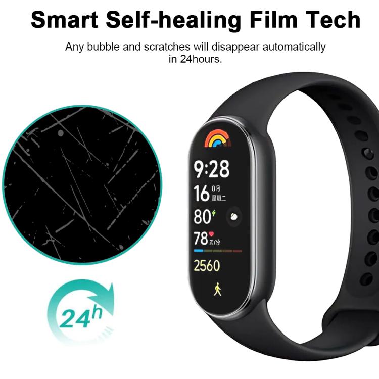 For Xiaomi Smart Band 9 NFC 5pcs xDfind Soft Hydrogel Film Full Cover Front Protector by xDfind