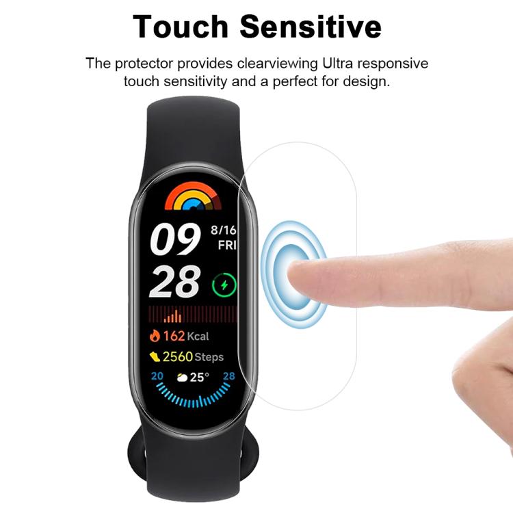 For Xiaomi Smart Band 9 NFC 5pcs xDfind Soft Hydrogel Film Full Cover Front Protector by xDfind