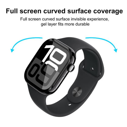 For Apple Watch Series 11 / 10 46mm 2pcs xDfind Curved 3D Composite Material Soft Film Screen Protector by xDfind
