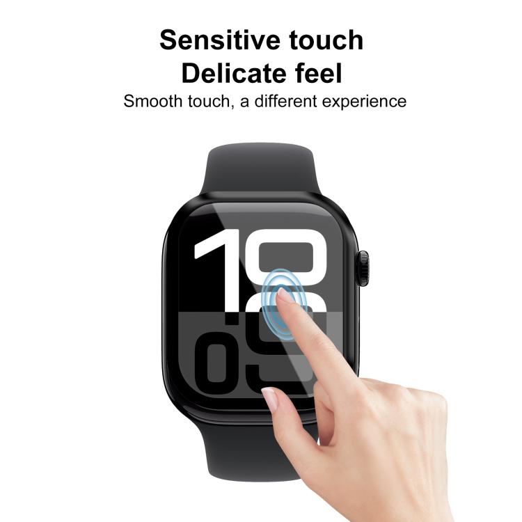 For Apple Watch Series 11 / 10 46mm 2pcs xDfind Curved 3D Composite Material Soft Film Screen Protector by xDfind