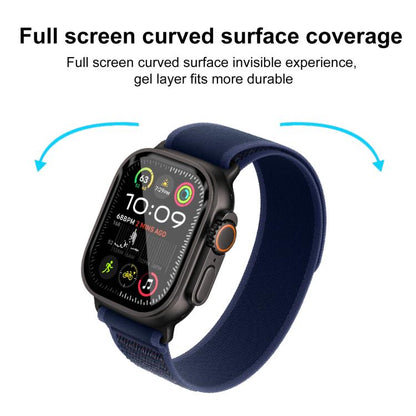 For Apple Watch Ultra 3 / 2 / 1 49mm 2pcs xDfind Curved 3D Composite Material Soft Film Screen Protector by xDfind