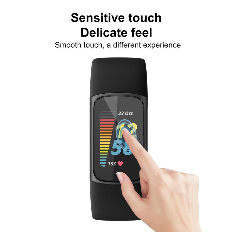For Fitbit Charge 5 2pcs xDfind Curved 3D Composite Material Soft Film Screen Protector by xDfind
