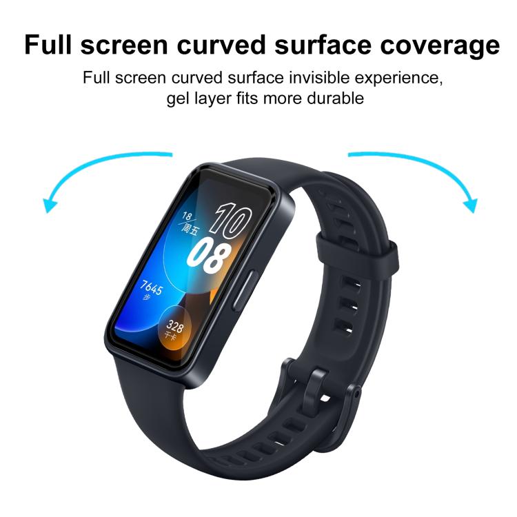 For Huawei Band 8 NFC 2pcs xDfind Curved 3D Composite Material Soft Film Screen Protector by xDfind