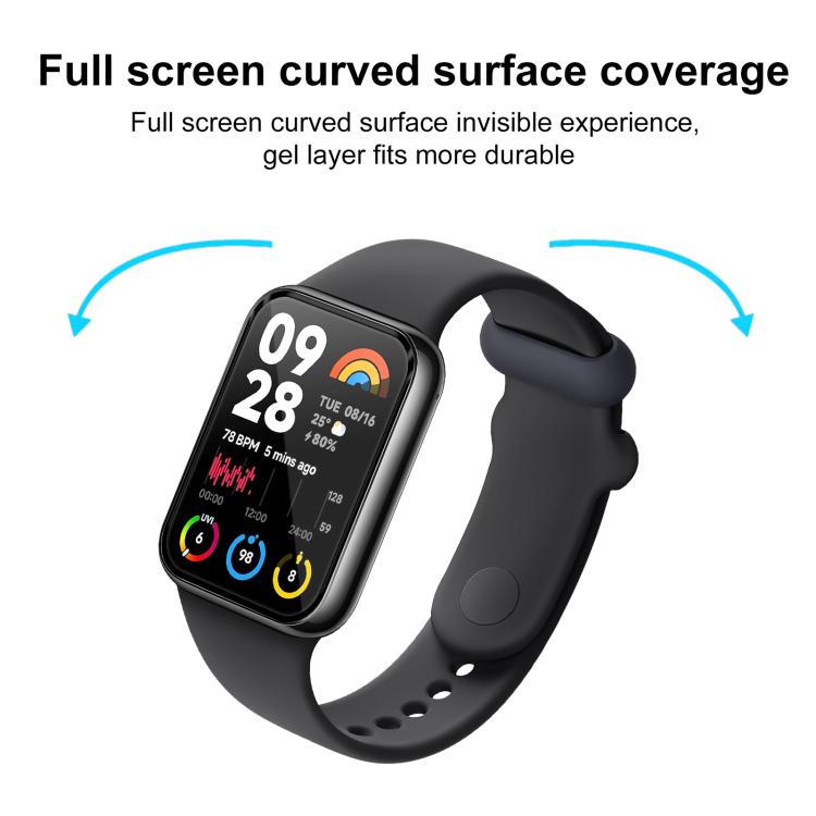 For Xiaomi Mi Band 8 Pro 2pcs xDfind Curved 3D Composite Material Soft Film Screen Protector by xDfind