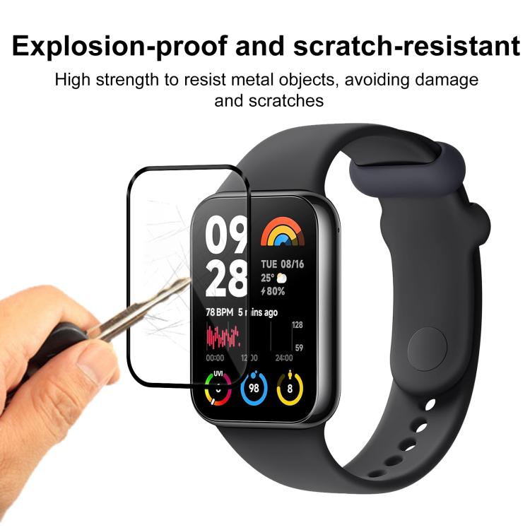 For Xiaomi Mi Band 8 Pro 2pcs xDfind Curved 3D Composite Material Soft Film Screen Protector by xDfind