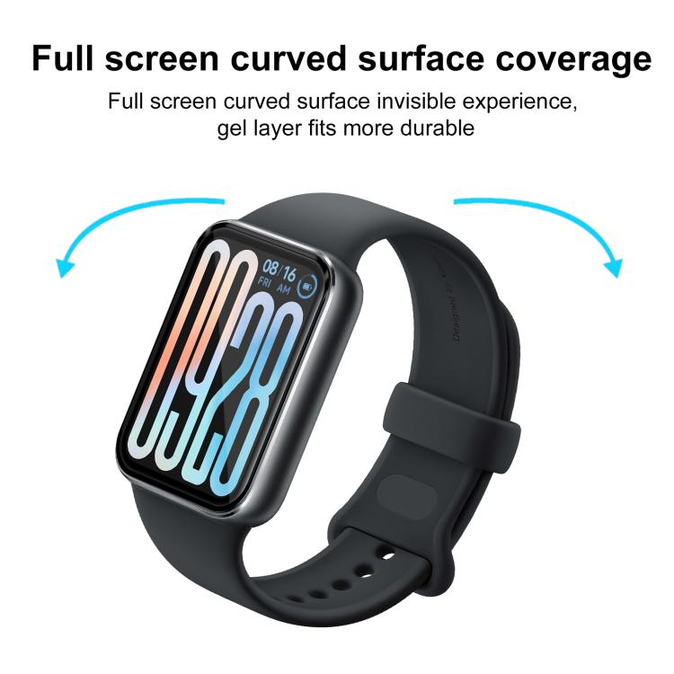 For Xiaomi Smart Band 9 Pro 2pcs xDfind Curved 3D Composite Material Soft Film Screen Protector by xDfind