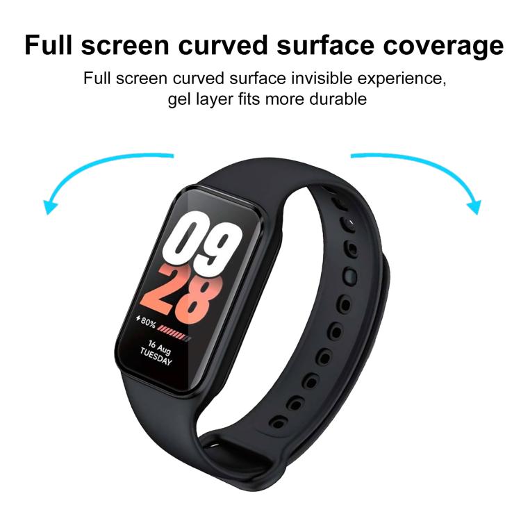 For Xiaomi Smart Band 8 Active 2pcs xDfind Curved 3D Composite Material Soft Film Screen Protector by xDfind