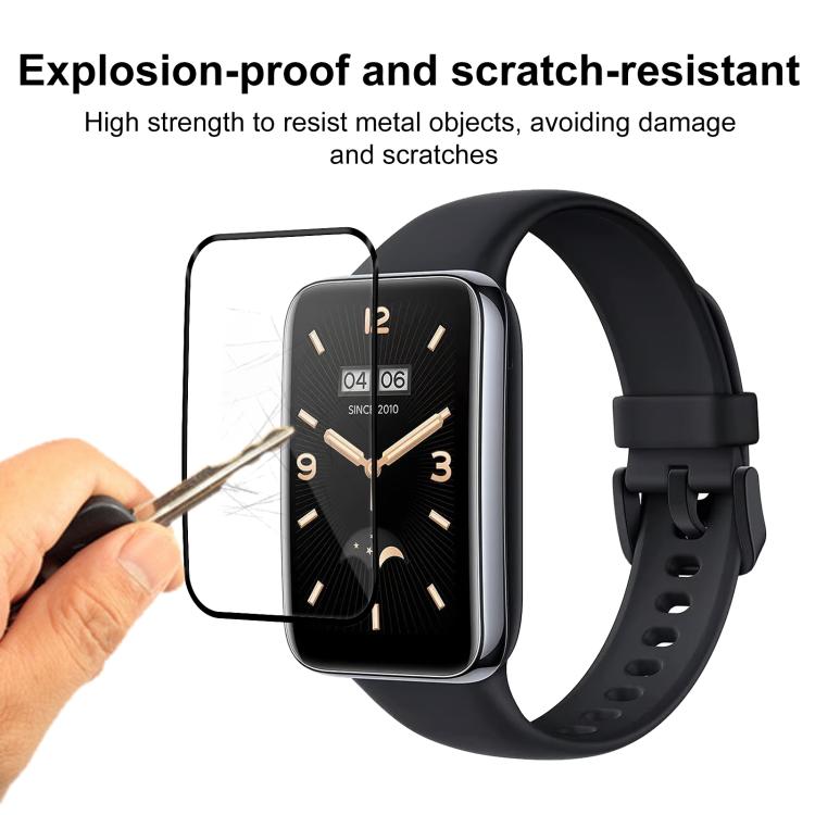 For Xiaomi Mi Band 7 Pro 2pcs xDfind Curved 3D Composite Material Soft Film Screen Protector by xDfind
