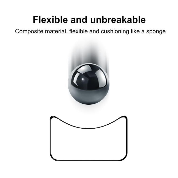 For Xiaomi Mi Band 7 Pro 2pcs xDfind Curved 3D Composite Material Soft Film Screen Protector by xDfind