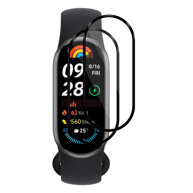 For Xiaomi Smart Band 9 2pcs xDfind Curved 3D Composite Material Soft Film Screen Protector by xDfind