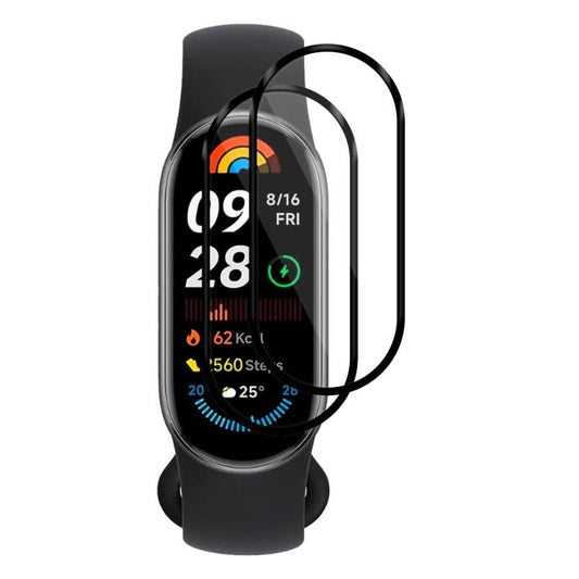 For Xiaomi Smart Band 9 2pcs xDfind Curved 3D Composite Material Soft Film Screen Protector by xDfind