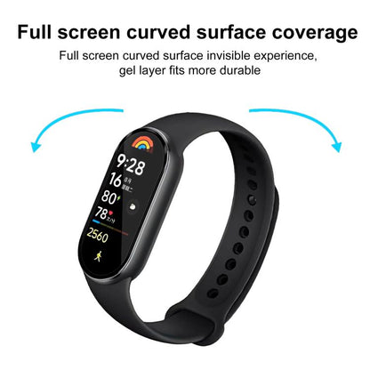 For Xiaomi Smart Band 9 2pcs xDfind Curved 3D Composite Material Soft Film Screen Protector by xDfind