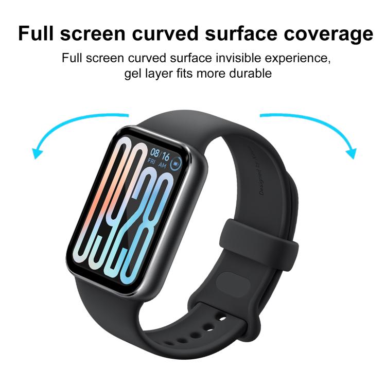 For Xiaomi Smart Band 9 NFC 2pcs xDfind Curved 3D Composite Material Soft Film Screen Protector by xDfind