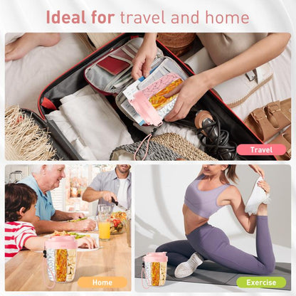 Portable Compartment Sealed Medicine Organizer Large Pill Storage Cup(Pink) by bashfashion