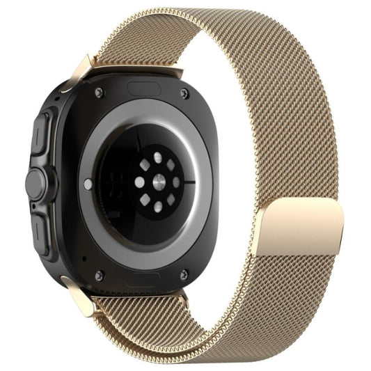 For Samsung Galaxy Watch Ultra 47mm / Ultra 2025 xDfind Milan Magnetic Stainless Steel Watch Band(Champagne Color) by xDfind