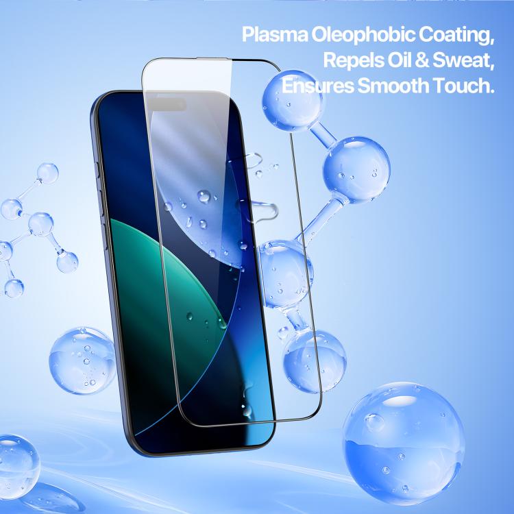 For iPhone Air DUX DUCIS Roga Series 2.5D HD Fully Transparent Tempered Screen Protector with Dust Removal Quick-Attach Box by DUX DUCIS