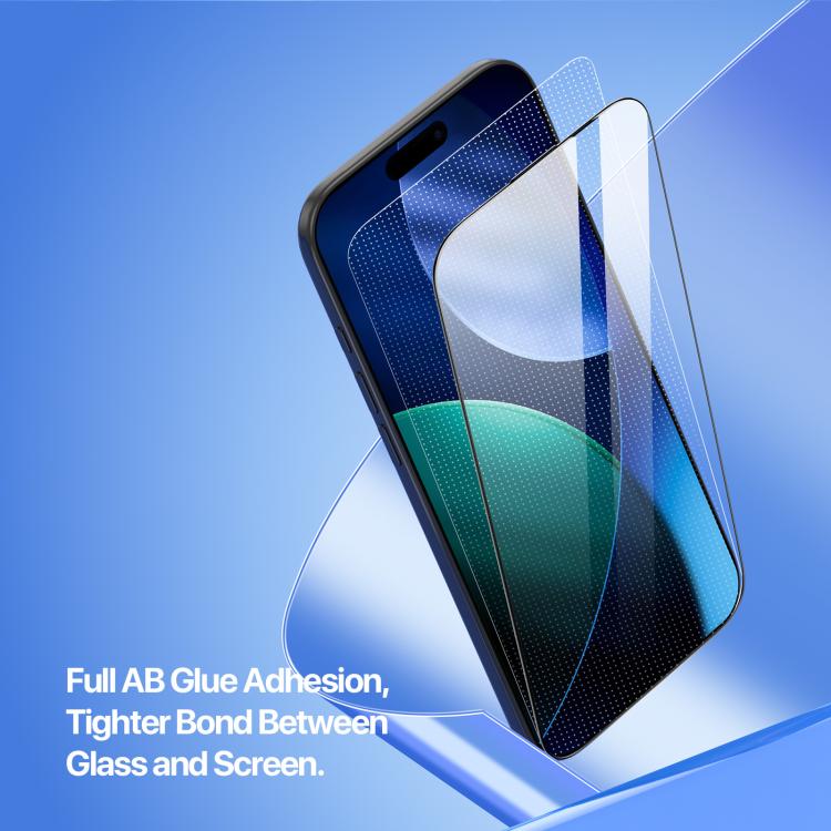 For iPhone Air DUX DUCIS Roga Series 2.5D HD Fully Transparent Tempered Screen Protector with Dust Removal Quick-Attach Box by DUX DUCIS