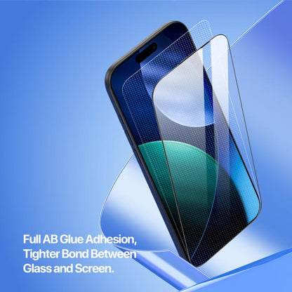 For iPhone Air DUX DUCIS Roga Series 2.5D HD Fully Transparent Tempered Screen Protector with Dust Removal Quick-Attach Box by DUX DUCIS