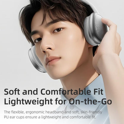 ROCK O5 Head-mounted Bluetooth 5.3 Wireless Headphones(Grey) by ROCK