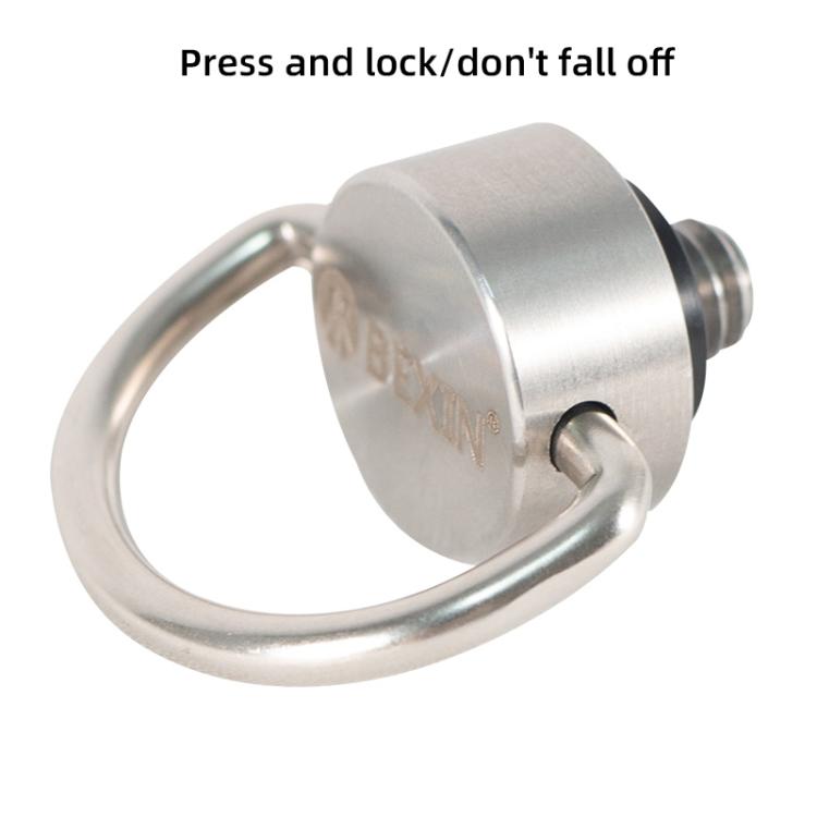 BEXIN LS020 Quick Release Plate Screws 1/4 inch C-Ring Adapter Mount Screws(Steel Color) by BEXIN