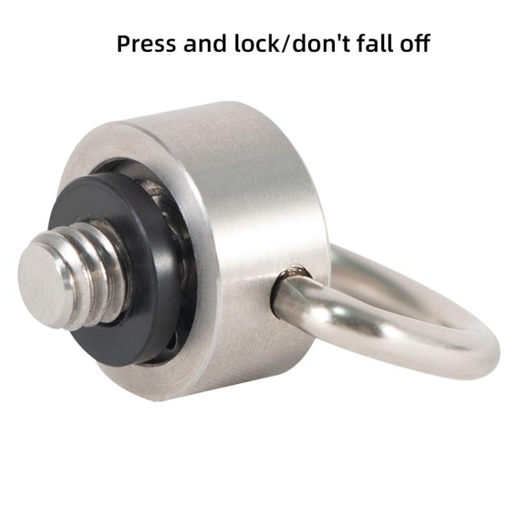 BEXIN LS020 Quick Release Plate Screws 1/4 inch C-Ring Adapter Mount Screws(Steel Color) by BEXIN