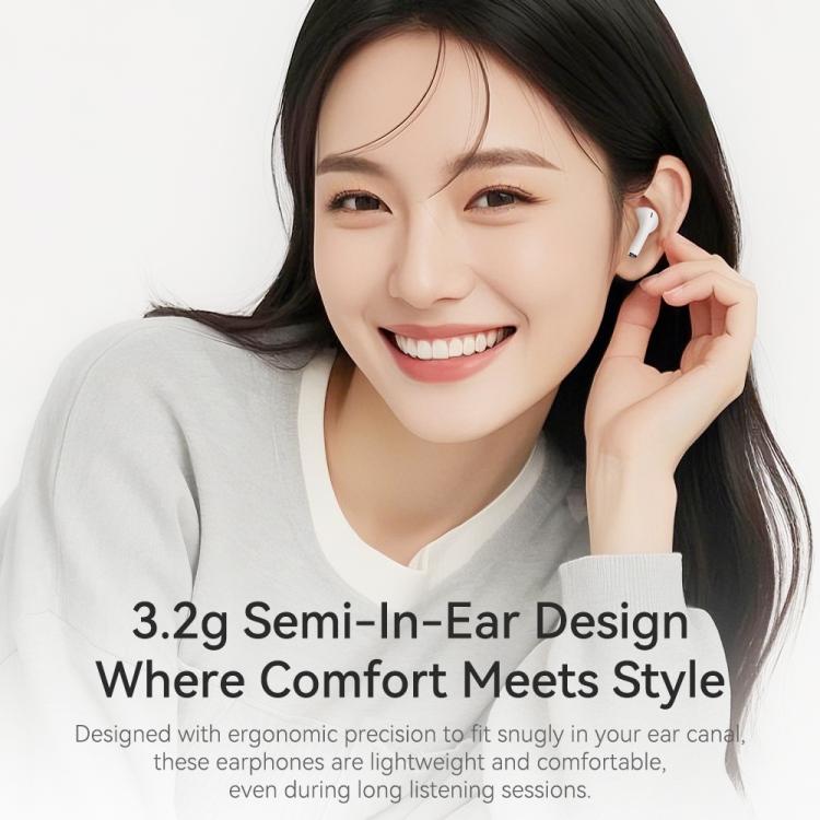 ROCK EB710 RAU0788 Bluetooth 5.3 Wireless Earphones(White) by ROCK