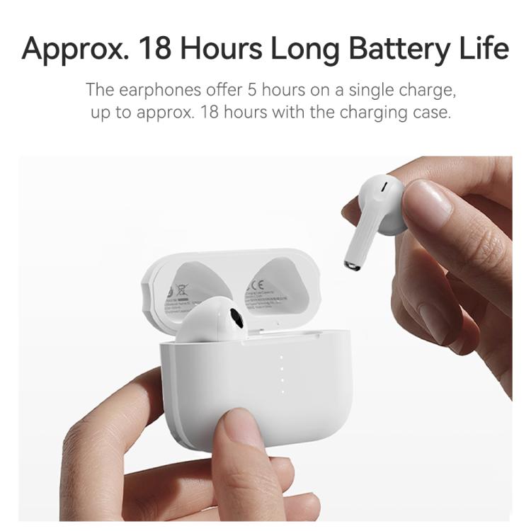 ROCK EB710 RAU0788 Bluetooth 5.3 Wireless Earphones(White) by ROCK