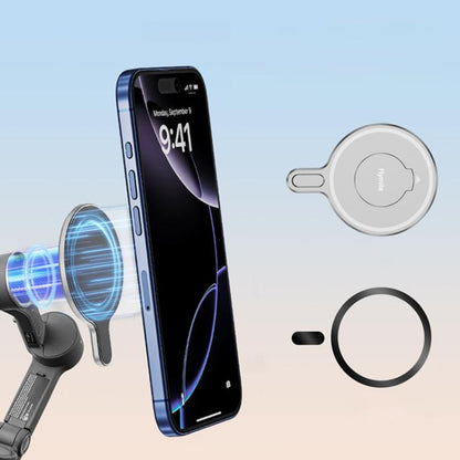 Magnetic MagSafe Adapter Phone Holder For DJI Osmo Mobile 6 / 7 / 7P(Silver) by bashfashion