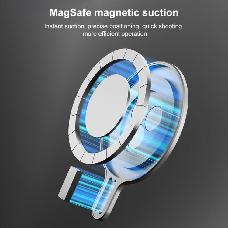 Magnetic MagSafe Adapter Phone Holder For DJI Osmo Mobile 6 / 7 / 7P(Silver) by bashfashion