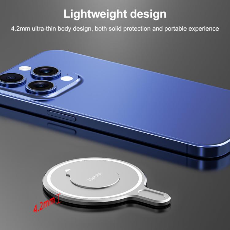 Magnetic MagSafe Adapter Phone Holder For DJI Osmo Mobile 6 / 7 / 7P(Silver) by bashfashion