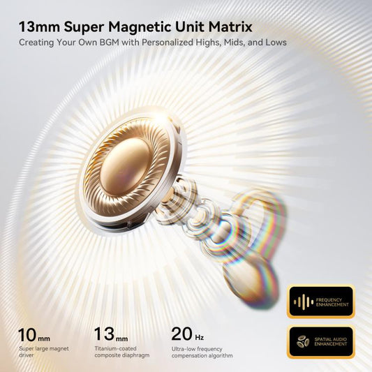 JOYROOM Openfree JR-OE3 Open True Wireless Bluetooth Earphone(Black) by JOYROOM