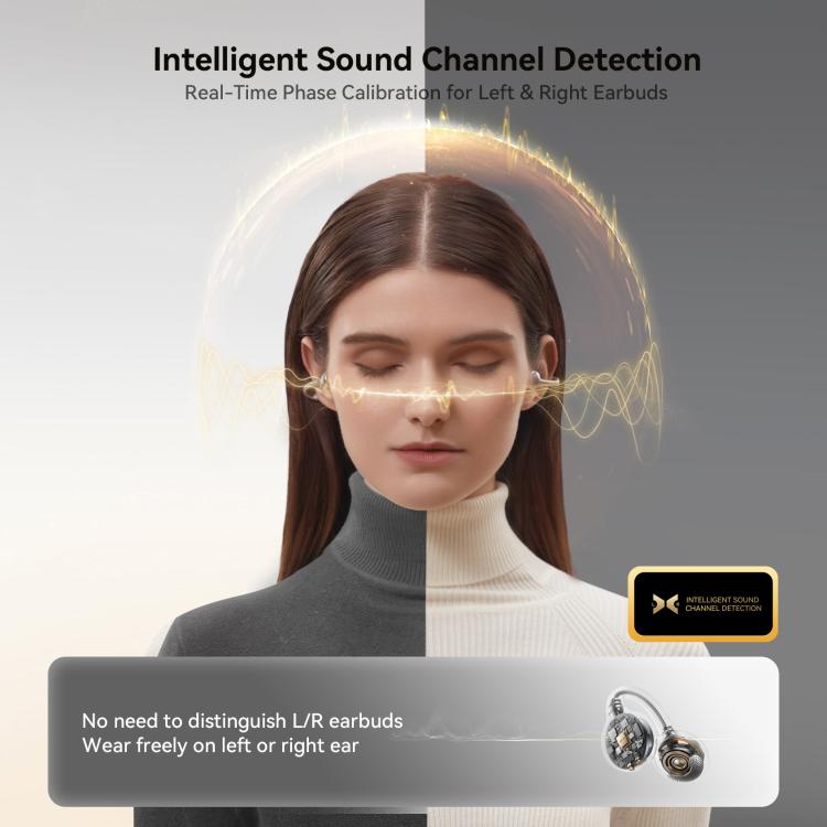 JOYROOM Openfree JR-OE3 Open True Wireless Bluetooth Earphone(Black) by JOYROOM