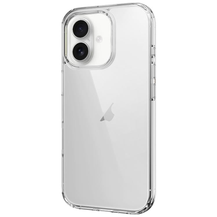 For iPhone 16 Plus ROCK Pure Series Clear PC Hybrid TPU Phone Case(Transparent) by ROCK