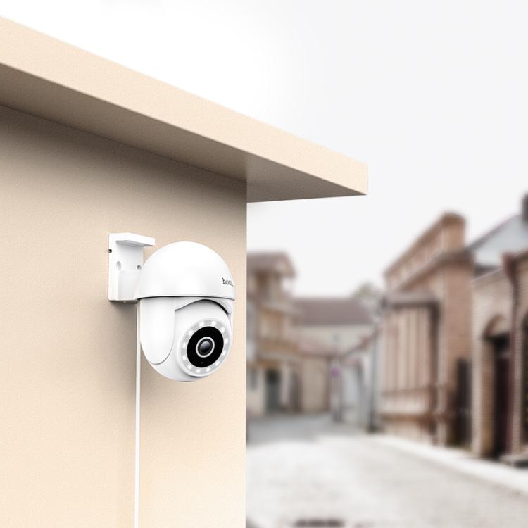 hoco D2 3MP 2.4G WiFi IP65 Outdoor PTZ HD Camera(EU Plug) by hoco