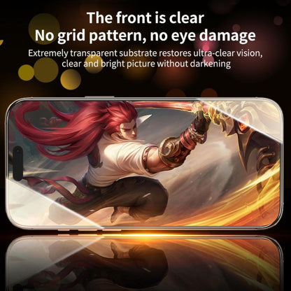 For iPhone 16 Pro Max Easy Install Box Dust-Free Privacy Tempered Glass Film by bashfashion