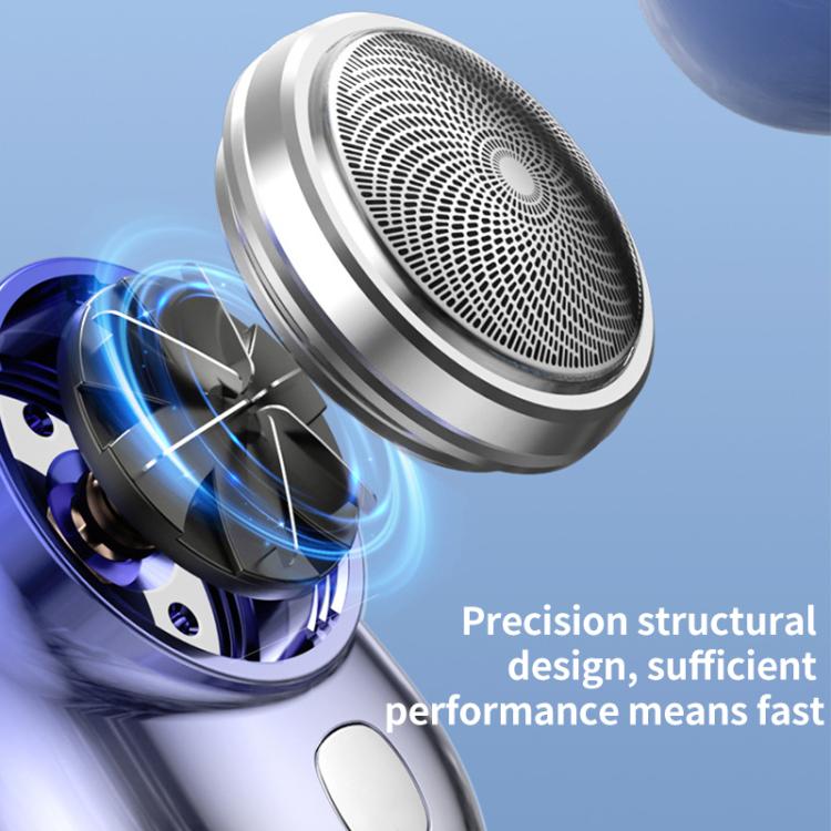 WG-P10X Portable Rechargeable LED Digital Display Electric Shaver(Silver) by bashfashion