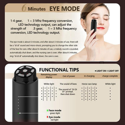 L3007 Frequency Conversion Microcurrent Photon Skin Rejuvenation RF Beauty Instrument(Gradient Color) by bashfashion