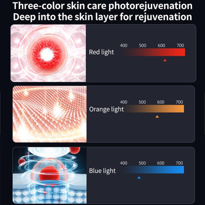 WG-XYX-018 Colorful RF Beauty Instrument Face Neck Lifting Essence Introducer(Gradient Color) by bashfashion