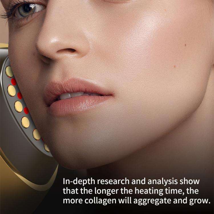 WG-SP-MS1135 EMS Collagen Cannon Essence Introducer Photon Skin Rejuvenation RF Beauty Device(Gold) by bashfashion