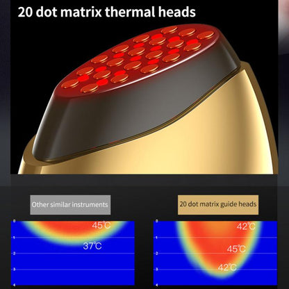 WG-SP-MS1135 EMS Collagen Cannon Essence Introducer Photon Skin Rejuvenation RF Beauty Device(Gold) by bashfashion